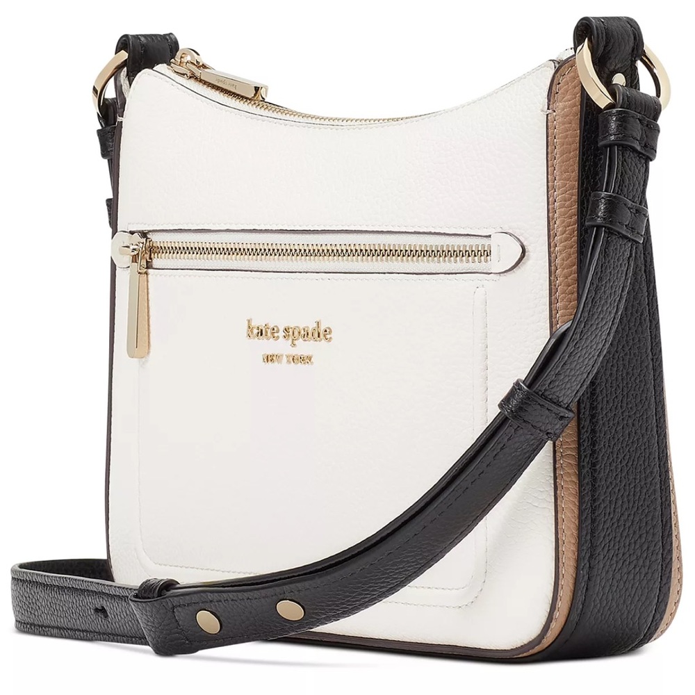 KATE SPADE NEW YORK
Hudson Colorblocked Pebbled Leather Crossbody - Picture 2 of 5